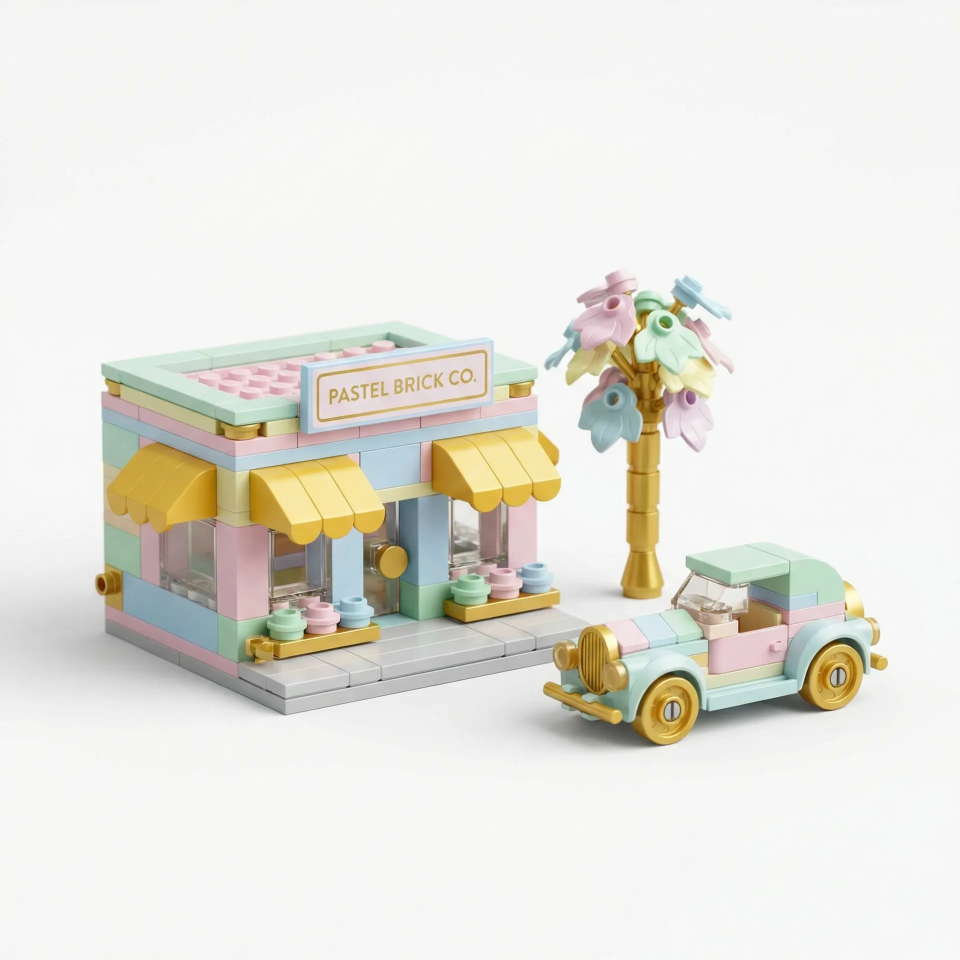 小马拉大车 - 森宝积木